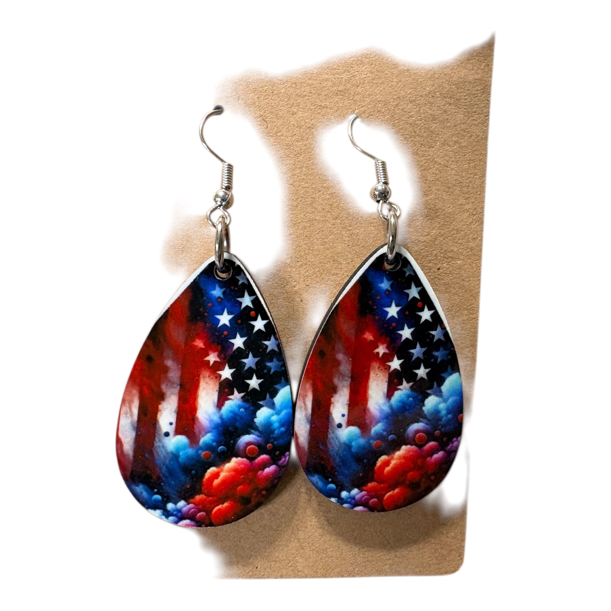 Sublimated teardrop " america" Theme