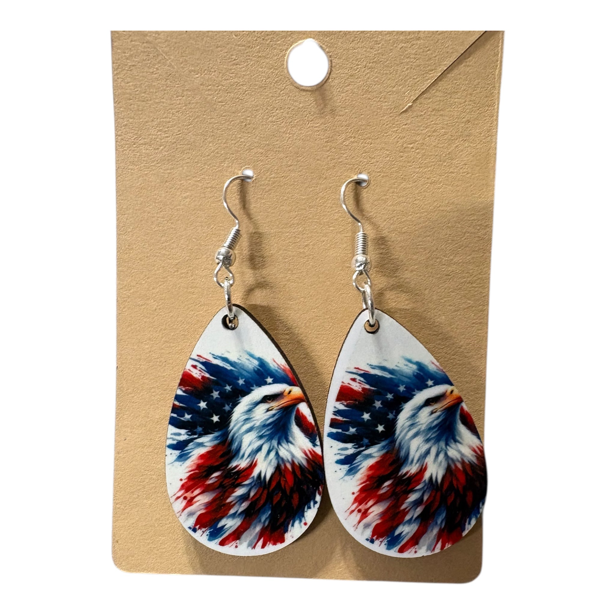 Sublimated teardrop " america" Theme