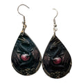 Beautiful Sublimation crafted designed teardrop earrings " dragons"