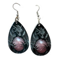 Beautiful Sublimation crafted designed teardrop earrings " dragons"
